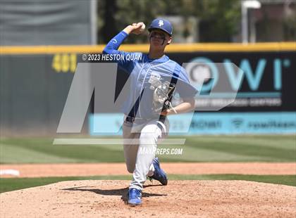 Thumbnail 1 in Baldwin Park vs. Montclair (Battle of the Mt. Baldy League) photogallery.