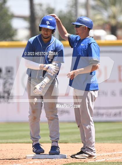 Thumbnail 2 in Baldwin Park vs. Montclair (Battle of the Mt. Baldy League) photogallery.