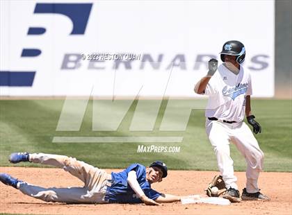 Thumbnail 1 in Baldwin Park vs. Montclair (Battle of the Mt. Baldy League) photogallery.