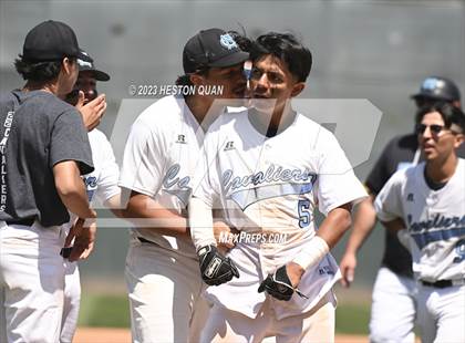 Thumbnail 3 in Baldwin Park vs. Montclair (Battle of the Mt. Baldy League) photogallery.