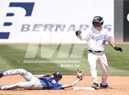 Thumbnail 3 in Baldwin Park vs. Montclair (Battle of the Mt. Baldy League) photogallery.