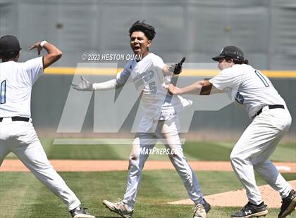 Thumbnail 2 in Baldwin Park vs. Montclair (Battle of the Mt. Baldy League) photogallery.