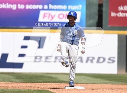 Thumbnail 2 in Baldwin Park vs. Montclair (Battle of the Mt. Baldy League) photogallery.