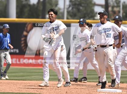 Thumbnail 2 in Baldwin Park vs. Montclair (Battle of the Mt. Baldy League) photogallery.