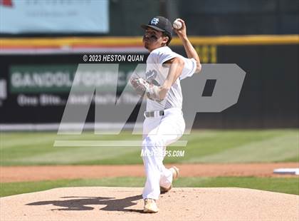 Thumbnail 1 in Baldwin Park vs. Montclair (Battle of the Mt. Baldy League) photogallery.