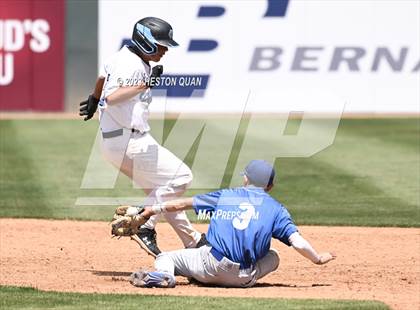 Thumbnail 2 in Baldwin Park vs. Montclair (Battle of the Mt. Baldy League) photogallery.