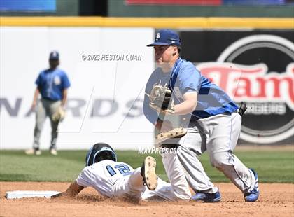 Thumbnail 1 in Baldwin Park vs. Montclair (Battle of the Mt. Baldy League) photogallery.