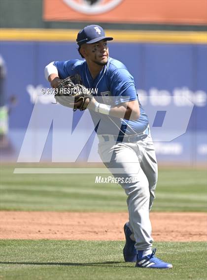 Thumbnail 2 in Baldwin Park vs. Montclair (Battle of the Mt. Baldy League) photogallery.