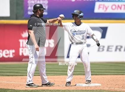 Thumbnail 2 in Baldwin Park vs. Montclair (Battle of the Mt. Baldy League) photogallery.