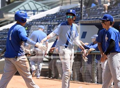 Thumbnail 3 in Baldwin Park vs. Montclair (Battle of the Mt. Baldy League) photogallery.