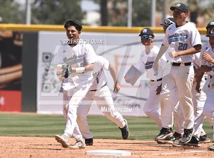 Thumbnail 1 in Baldwin Park vs. Montclair (Battle of the Mt. Baldy League) photogallery.