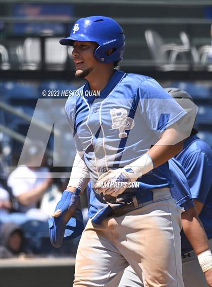 Thumbnail 3 in Baldwin Park vs. Montclair (Battle of the Mt. Baldy League) photogallery.