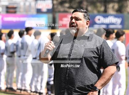Thumbnail 3 in Baldwin Park vs. Montclair (Battle of the Mt. Baldy League) photogallery.