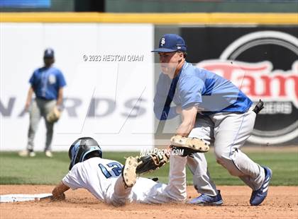 Thumbnail 2 in Baldwin Park vs. Montclair (Battle of the Mt. Baldy League) photogallery.