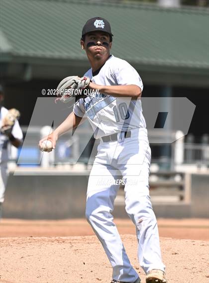 Thumbnail 3 in Baldwin Park vs. Montclair (Battle of the Mt. Baldy League) photogallery.
