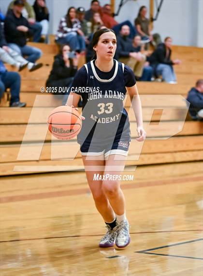 Thumbnail 2 in John Adams Academy - El Dorado Hills vs. Union Mine (Winter Madness at the Mine) photogallery.