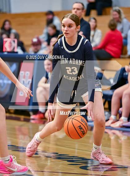 Thumbnail 3 in John Adams Academy - El Dorado Hills vs. Union Mine (Winter Madness at the Mine) photogallery.