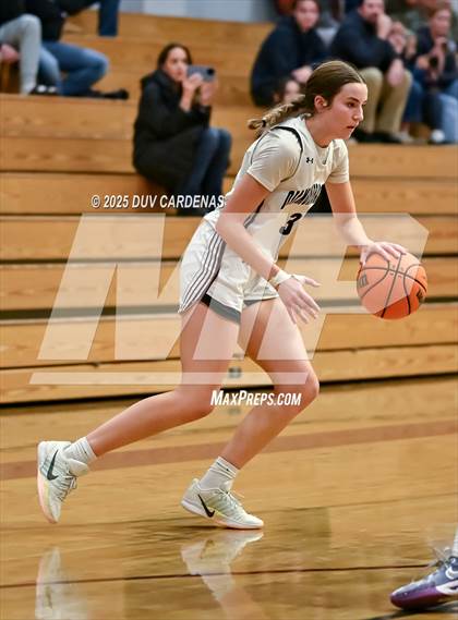 Thumbnail 2 in John Adams Academy - El Dorado Hills vs. Union Mine (Winter Madness at the Mine) photogallery.