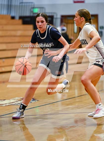 Thumbnail 2 in John Adams Academy - El Dorado Hills vs. Union Mine (Winter Madness at the Mine) photogallery.