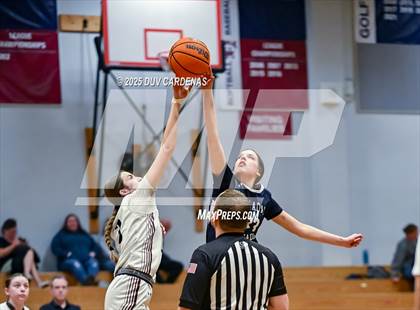 Thumbnail 3 in John Adams Academy - El Dorado Hills vs. Union Mine (Winter Madness at the Mine) photogallery.