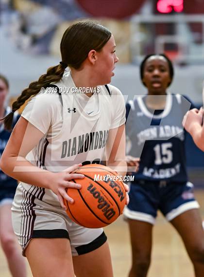 Thumbnail 3 in John Adams Academy - El Dorado Hills vs. Union Mine (Winter Madness at the Mine) photogallery.