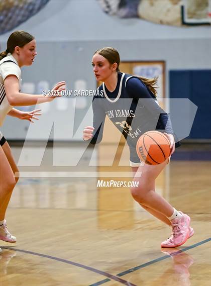 Thumbnail 3 in John Adams Academy - El Dorado Hills vs. Union Mine (Winter Madness at the Mine) photogallery.