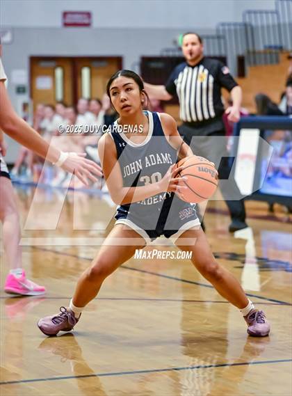 Thumbnail 3 in John Adams Academy - El Dorado Hills vs. Union Mine (Winter Madness at the Mine) photogallery.