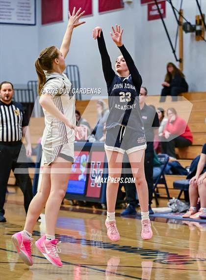 Thumbnail 1 in John Adams Academy - El Dorado Hills vs. Union Mine (Winter Madness at the Mine) photogallery.