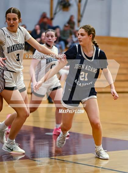 Thumbnail 1 in John Adams Academy - El Dorado Hills vs. Union Mine (Winter Madness at the Mine) photogallery.