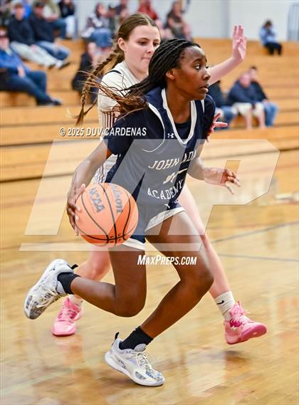 Thumbnail 1 in John Adams Academy - El Dorado Hills vs. Union Mine (Winter Madness at the Mine) photogallery.