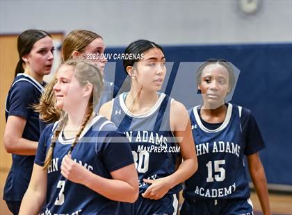 Thumbnail 2 in John Adams Academy - El Dorado Hills vs. Union Mine (Winter Madness at the Mine) photogallery.