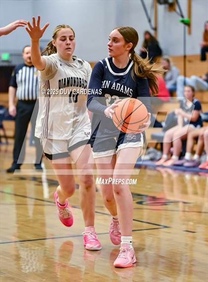 Thumbnail 1 in John Adams Academy - El Dorado Hills vs. Union Mine (Winter Madness at the Mine) photogallery.