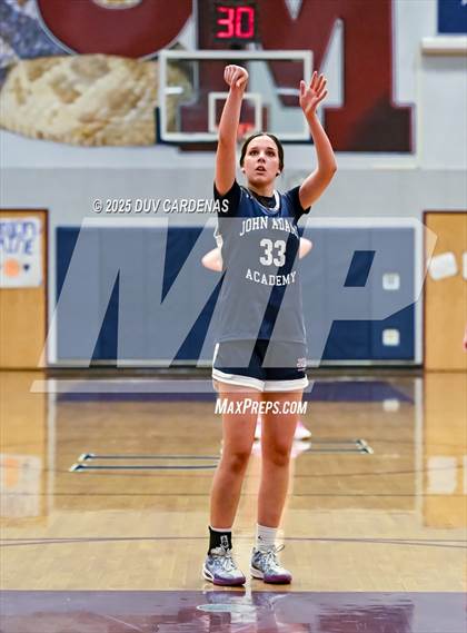 Thumbnail 3 in John Adams Academy - El Dorado Hills vs. Union Mine (Winter Madness at the Mine) photogallery.