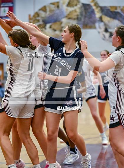 Thumbnail 2 in John Adams Academy - El Dorado Hills vs. Union Mine (Winter Madness at the Mine) photogallery.