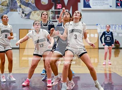 Thumbnail 2 in John Adams Academy - El Dorado Hills vs. Union Mine (Winter Madness at the Mine) photogallery.