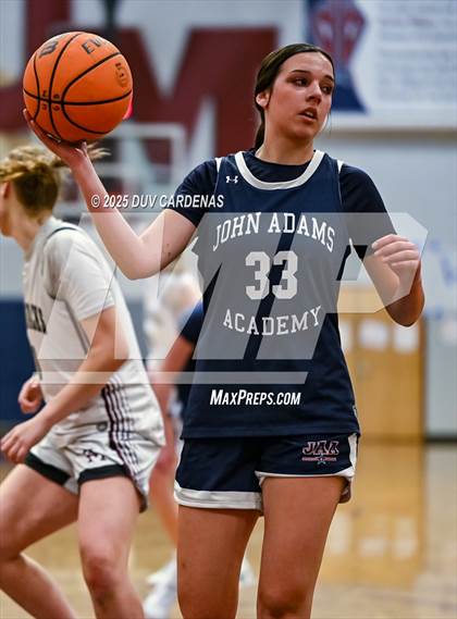 Thumbnail 2 in John Adams Academy - El Dorado Hills vs. Union Mine (Winter Madness at the Mine) photogallery.