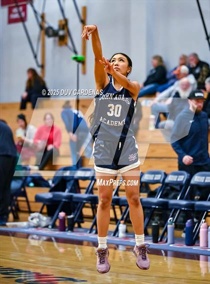 Thumbnail 3 in John Adams Academy - El Dorado Hills vs. Union Mine (Winter Madness at the Mine) photogallery.