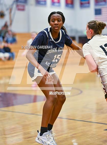 Thumbnail 3 in John Adams Academy - El Dorado Hills vs. Union Mine (Winter Madness at the Mine) photogallery.