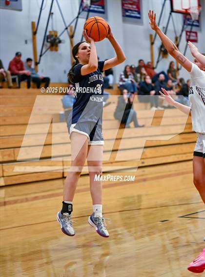 Thumbnail 3 in John Adams Academy - El Dorado Hills vs. Union Mine (Winter Madness at the Mine) photogallery.