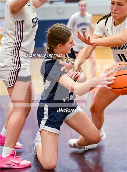 Thumbnail 2 in John Adams Academy - El Dorado Hills vs. Union Mine (Winter Madness at the Mine) photogallery.