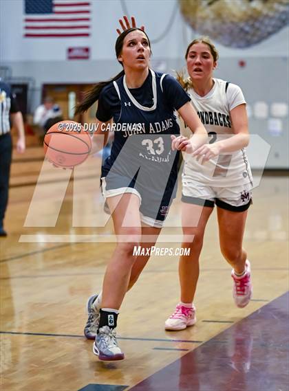 Thumbnail 1 in John Adams Academy - El Dorado Hills vs. Union Mine (Winter Madness at the Mine) photogallery.