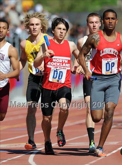 Thumbnail 1 in 117th Penn Relays (Boys Large School 4x800m Event 305)  photogallery.