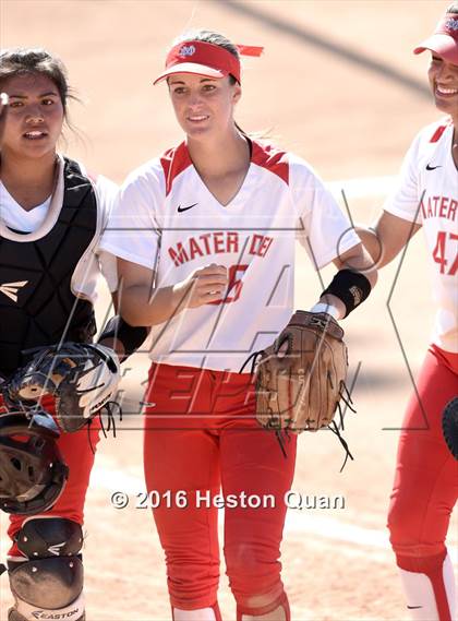 Thumbnail 3 in Mater Dei vs Orange Lutheran (Alan Dugard Classic) photogallery.