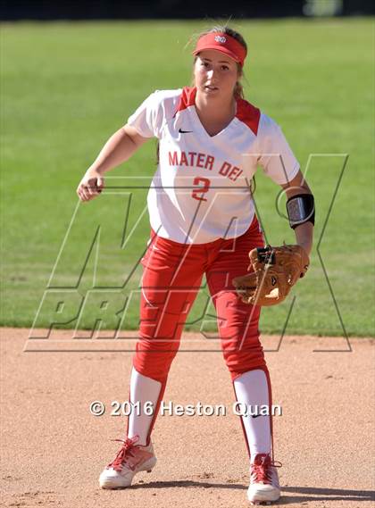 Thumbnail 3 in Mater Dei vs Orange Lutheran (Alan Dugard Classic) photogallery.