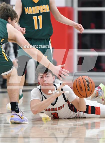 Thumbnail 2 in Mariposa County @ Woodland Christian (CIF SJS D5 Round 1 Playoff) photogallery.