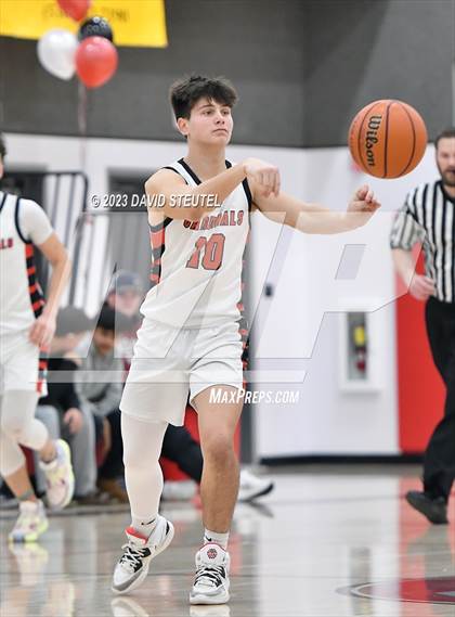 Thumbnail 2 in Mariposa County @ Woodland Christian (CIF SJS D5 Round 1 Playoff) photogallery.