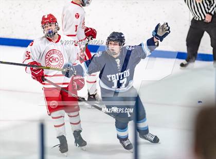 Thumbnail 1 in Triton Regional vs Masconomet Regional (MIAA Division 2 North Quarterfinal) photogallery.