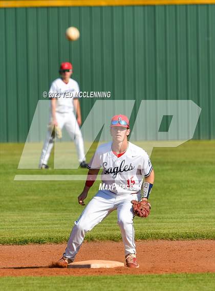 Thumbnail 2 in Baptist Prep vs Lamar (AAA 3A-5 district 1st round) photogallery.