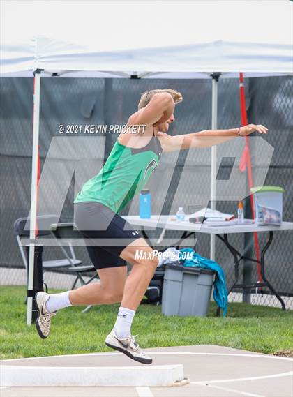 Thumbnail 2 in CHSAA Track & Field 5A Championships (Boys Shot Put) photogallery.