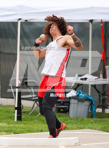 Thumbnail 1 in CHSAA Track & Field 5A Championships (Boys Shot Put) photogallery.